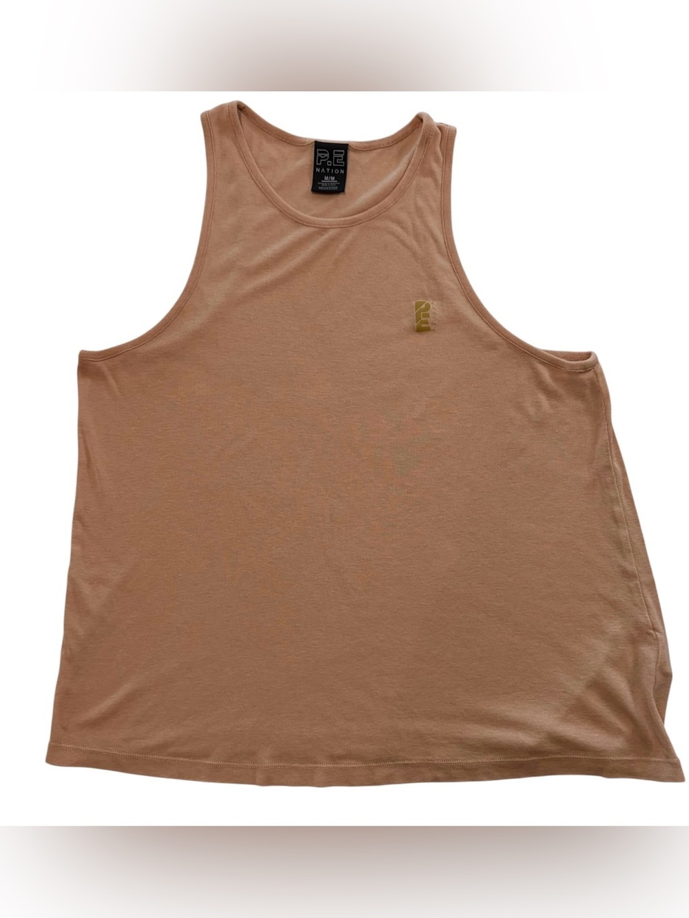 P.E Nation Neutral Tan Sleeveless Active Tank Top Size M - Picture 5 of 11